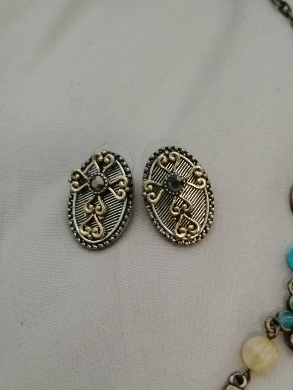Turquoise and Gold-tone Bundle Of 3 - Picture 9 of 10
